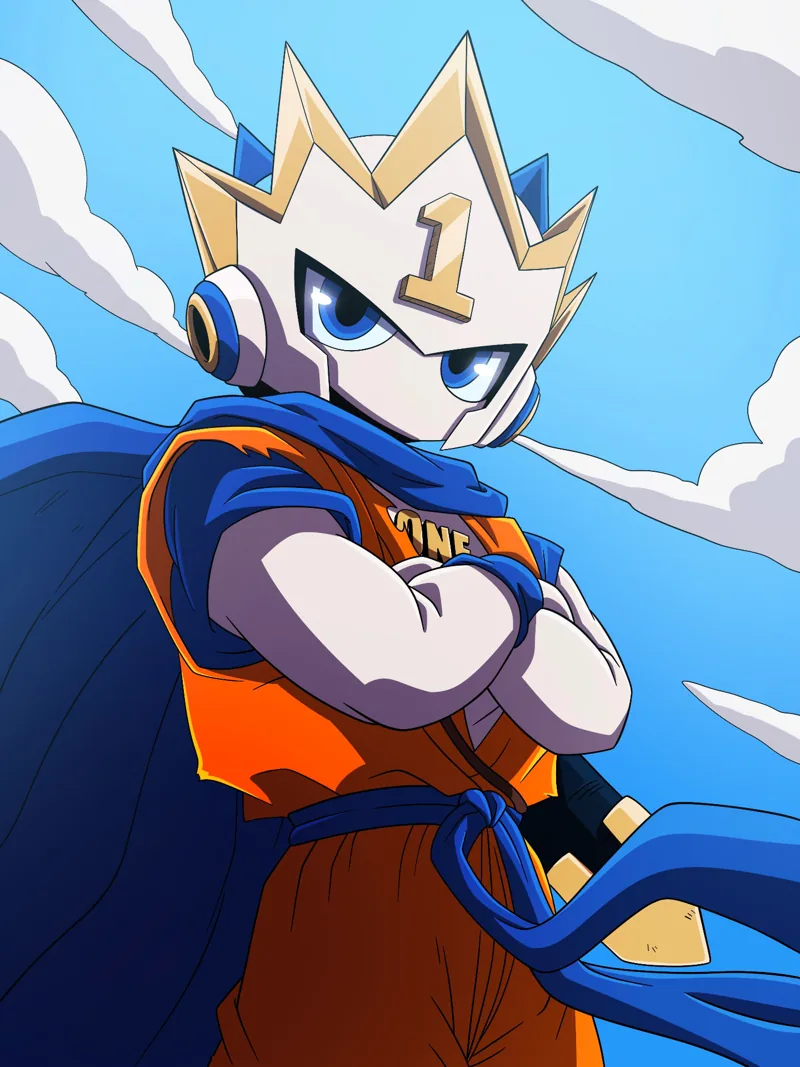$ONE warrior beneath a blue sky